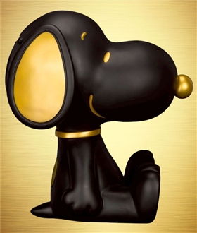 Snoopy-Piggy-Bank-Black-Gold-Version