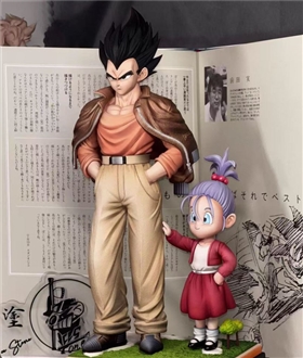 Father-Vegeta-and-Daughter-Bra-Dragon-Ball