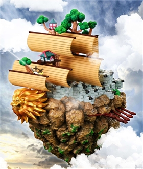 Golden-Lion-Pirate-Ship-One-Piece