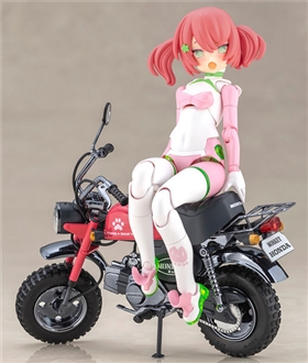 Megami-Device-PUNI-MOFU-Racing-Mao-with-Honda-Z50J-1-Monkey