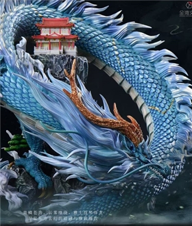 Classic-of-Mountains-and-Seas-Series-Vol1-Azure-Dragon-Statue-Licensed