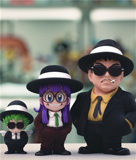 Arale-x-Gatchan-x-Senbe-Norimaki-Dr-Slump