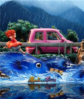 Running-Ponyo-and-Sosuke