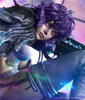 Motoko-Kusanagi-Tachikoma-GHOST-IN-THE-SHELL-STAND-ALONE-COMPLEX-Art-by-Entei-Ryu-Character-color-version