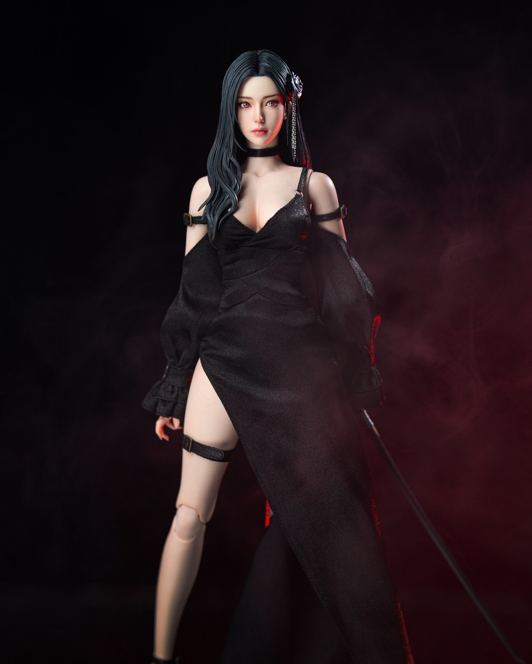 Blade Girl Hyacinth Floral Language [Special Edition Black] 1/6