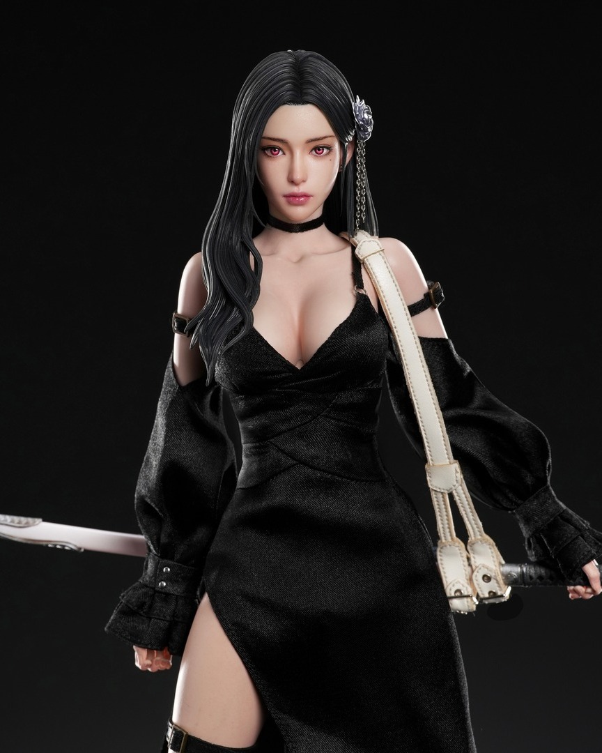 Blade Girl Hyacinth Floral Language [Special Edition Black] 1/6