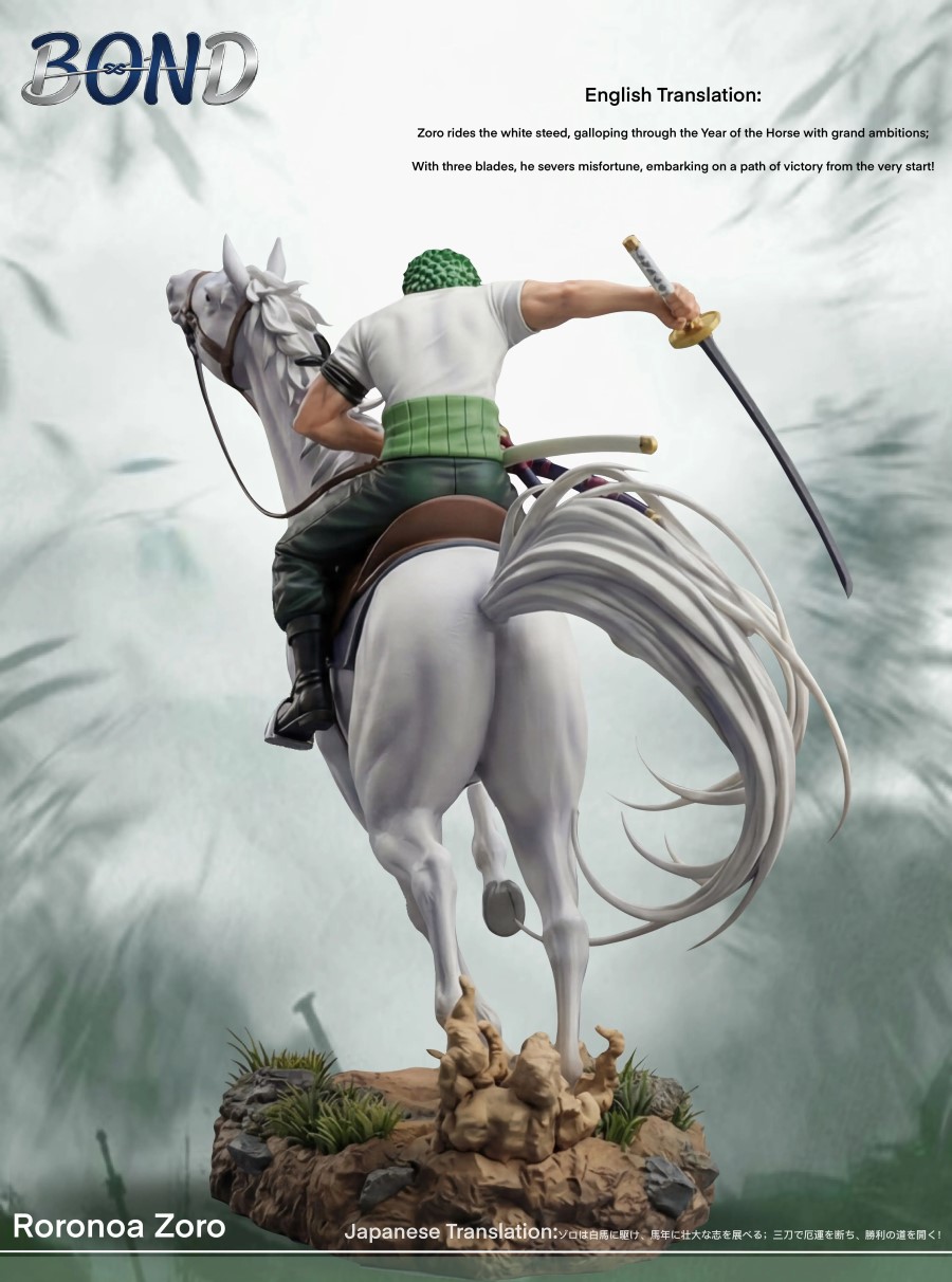 White Horse Riding Zoro - One Piece