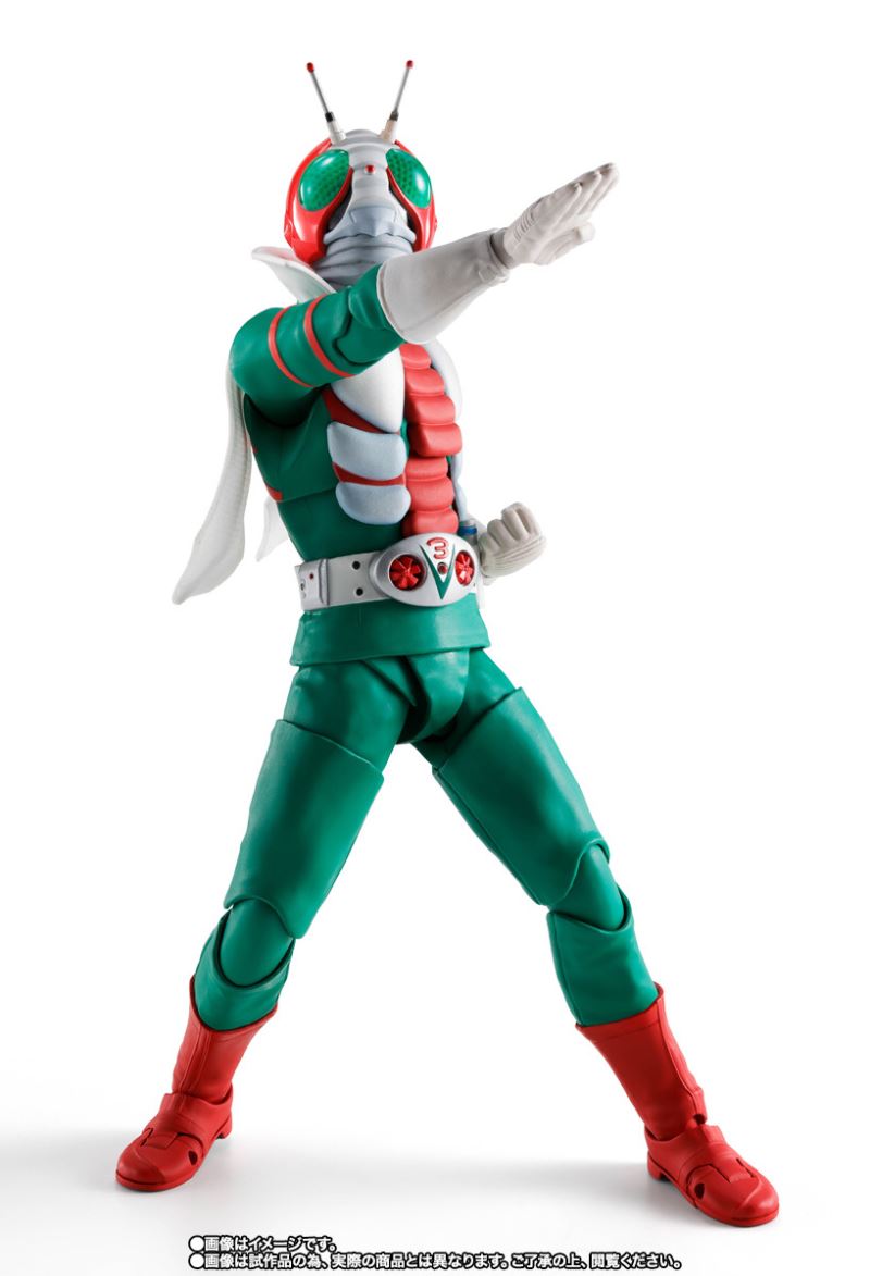 SHFiguarts (True Bone Carving Method) Kamen Rider V3 Glorious Showa Rider Edition