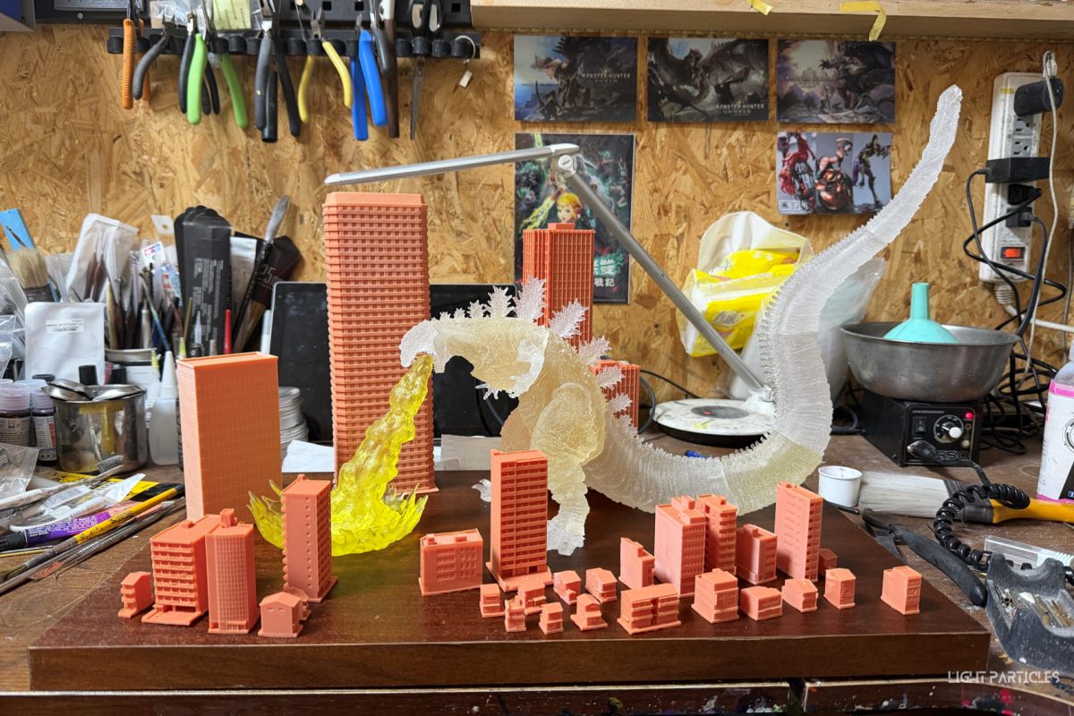 Godzilla City Fire Scene Creation