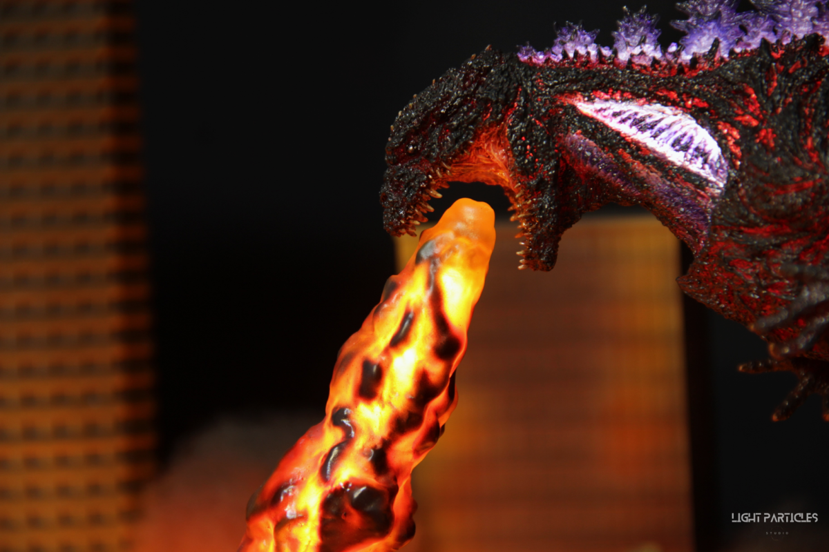 Godzilla City Fire Scene Creation