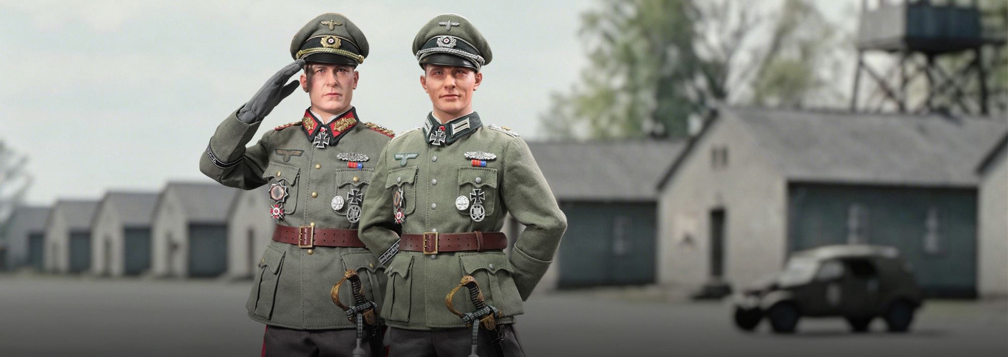 WWII German Wehrmacht Officer - Otto Remehr 1/6