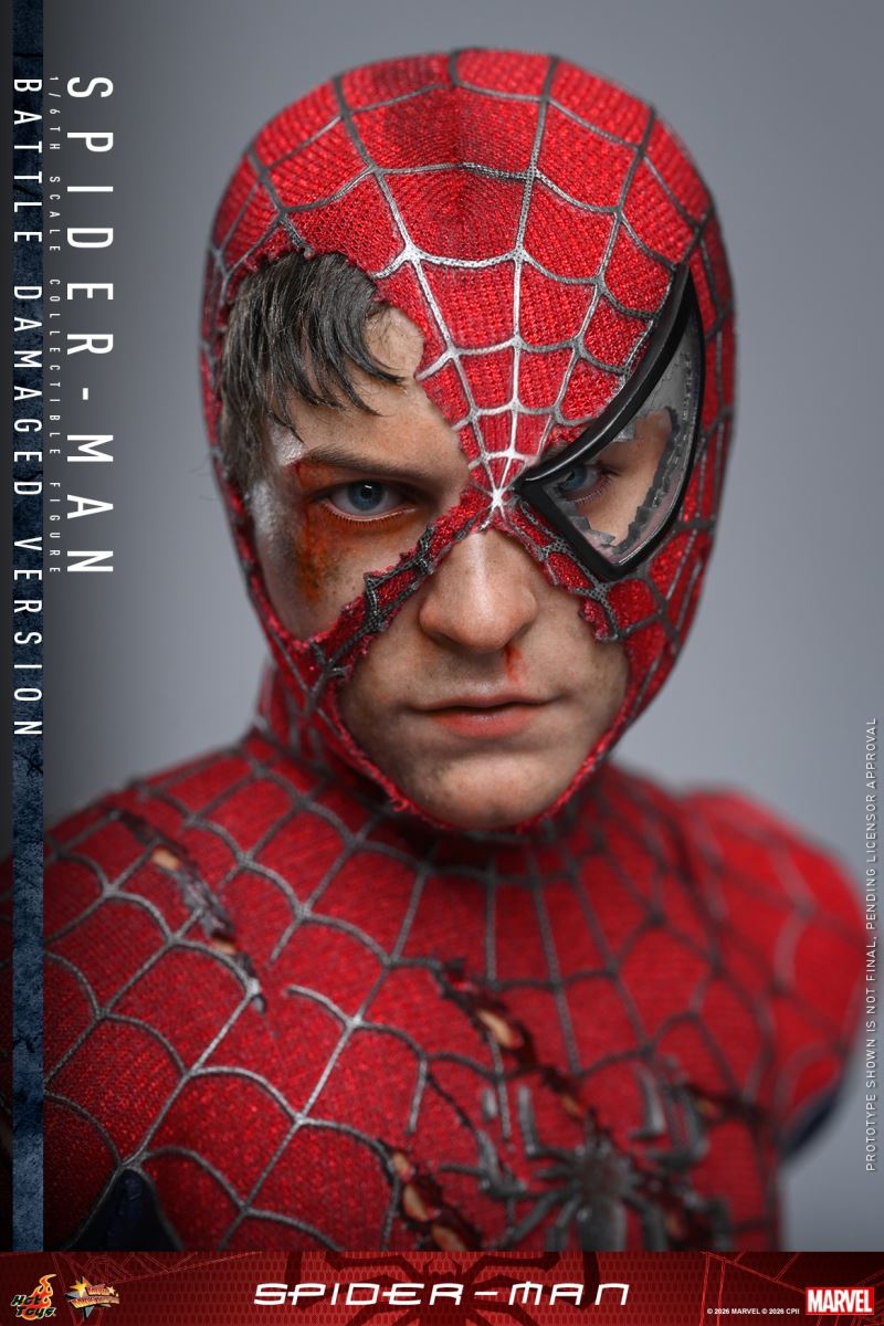 The Spider-Man (Battle Damaged) 1/6