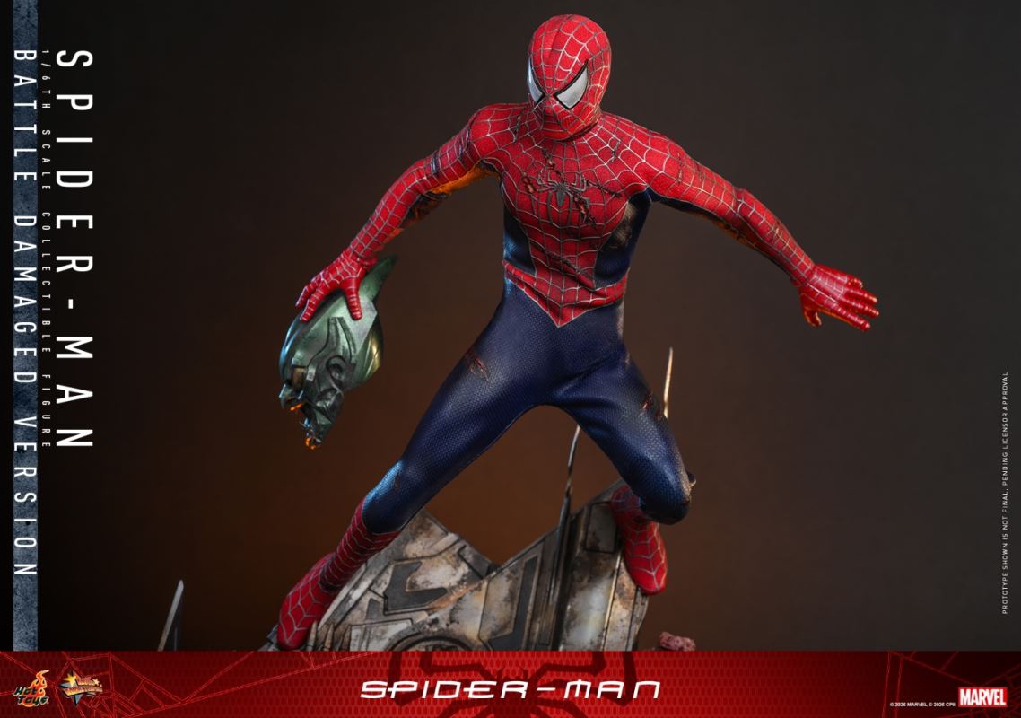 The Spider-Man (Battle Damaged) 1/6