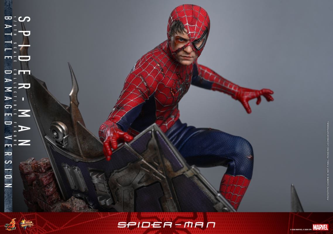 The Spider-Man (Battle Damaged) 1/6