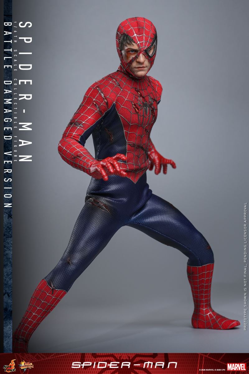 The Spider-Man (Battle Damaged) 1/6