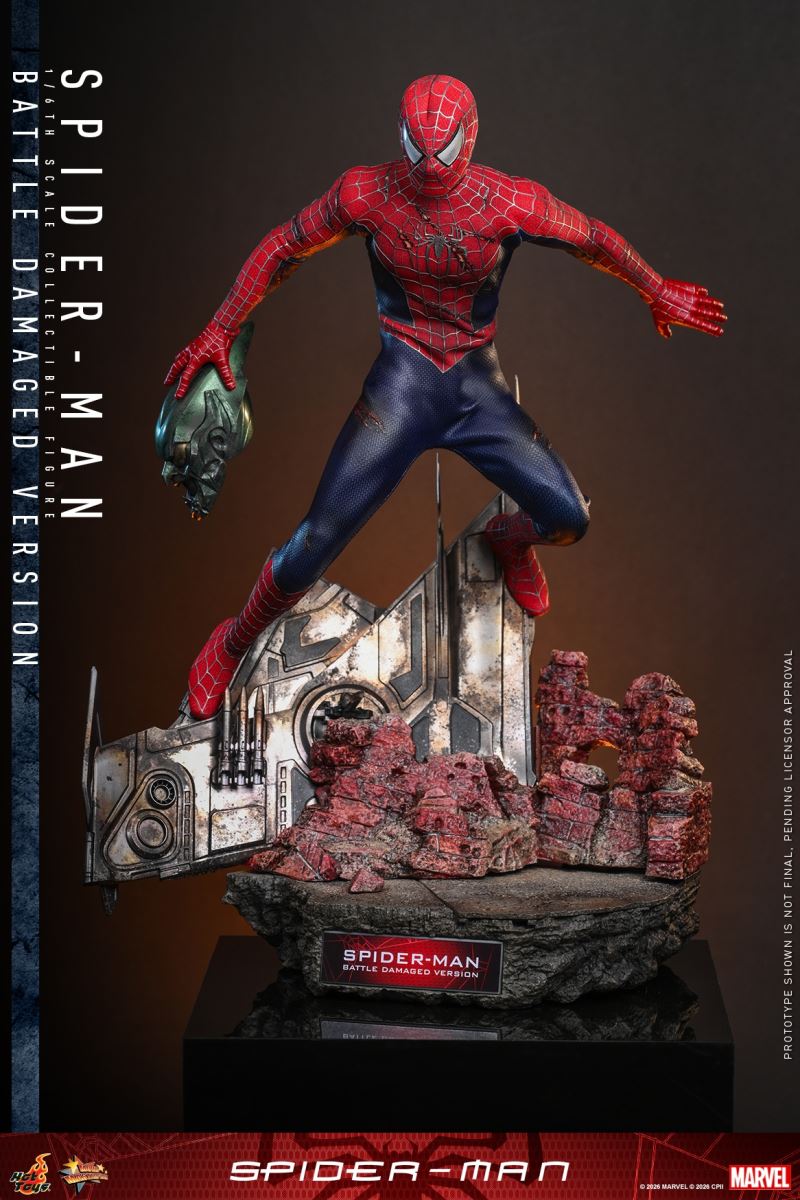 The Spider-Man (Battle Damaged) 1/6