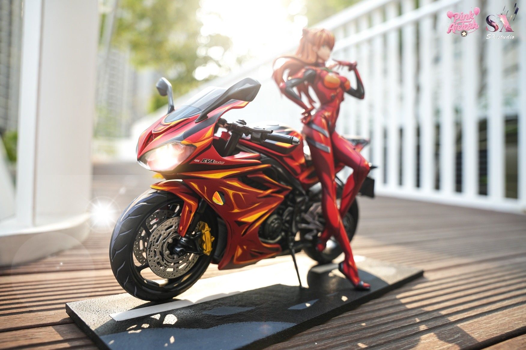 Motorcycle Girl Asuka - Evangelion 1/6