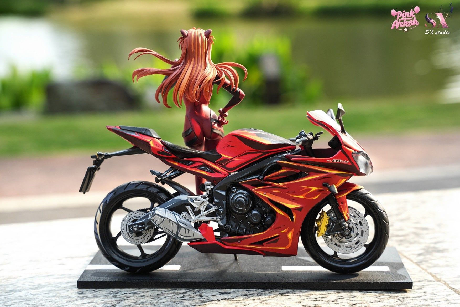 Motorcycle Girl Asuka - Evangelion 1/6