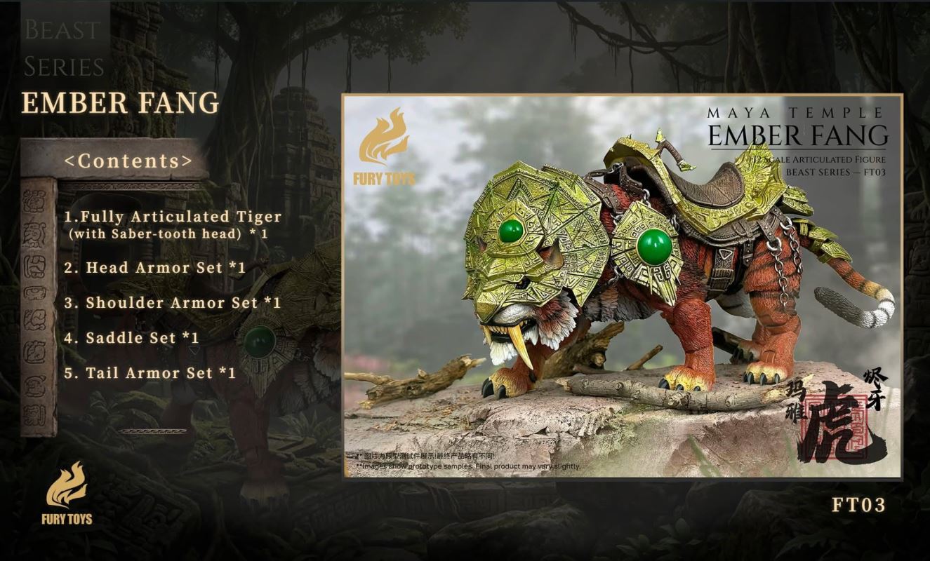 Beast Series Maya Temple Tiger