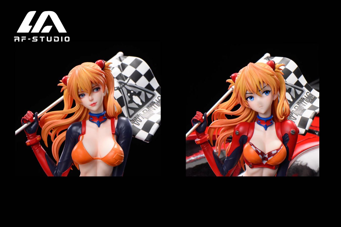 Asuka sitting on car - Evangelion 1/6