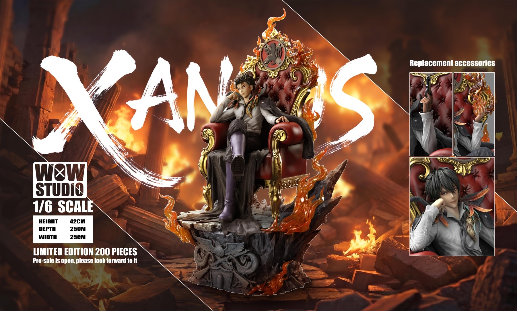 XANXUS Throne - Reborn 1/6