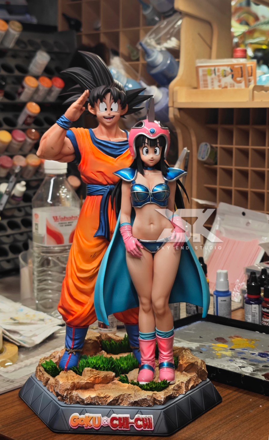 Young Goku & Chichi - Dragon Ball