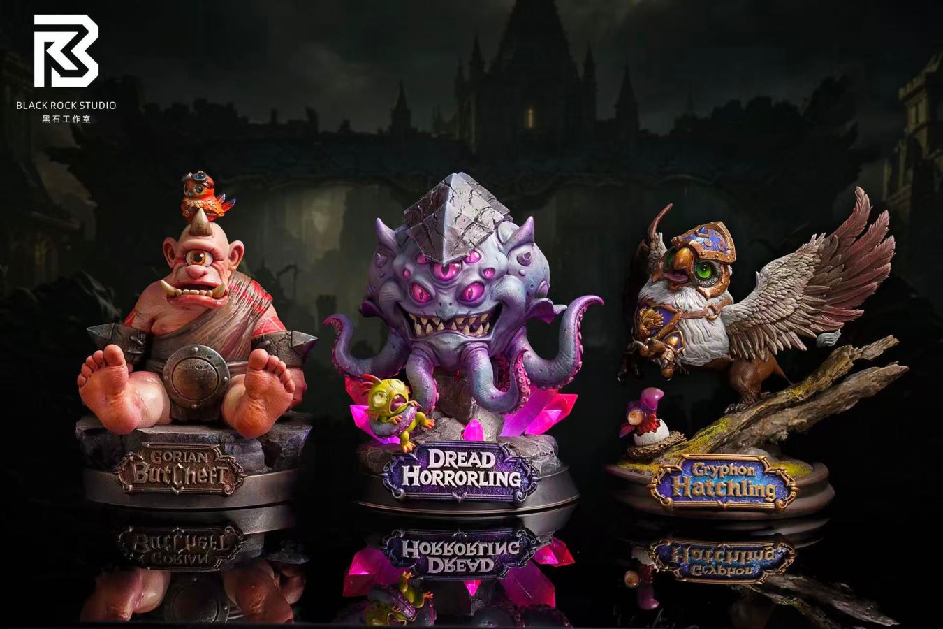 Q ver Gryphon Hatchling & Gorian Butcher & Dread Horrorling