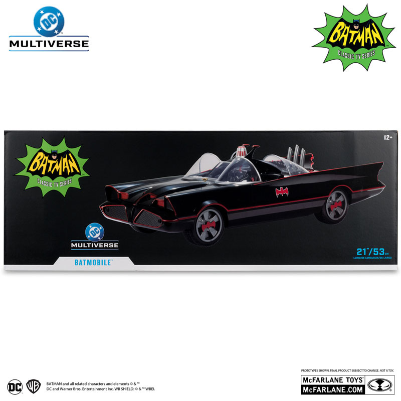 DC Multiverse Vehicle Batmobile [TV Series Batman 1966]