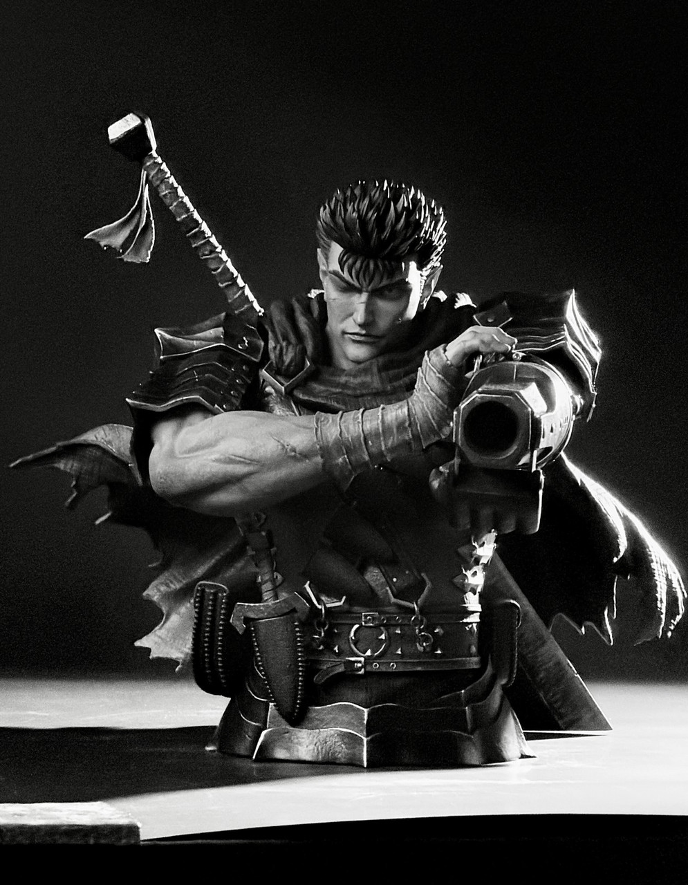 Guts The Black Swordsman Bust - Berserk