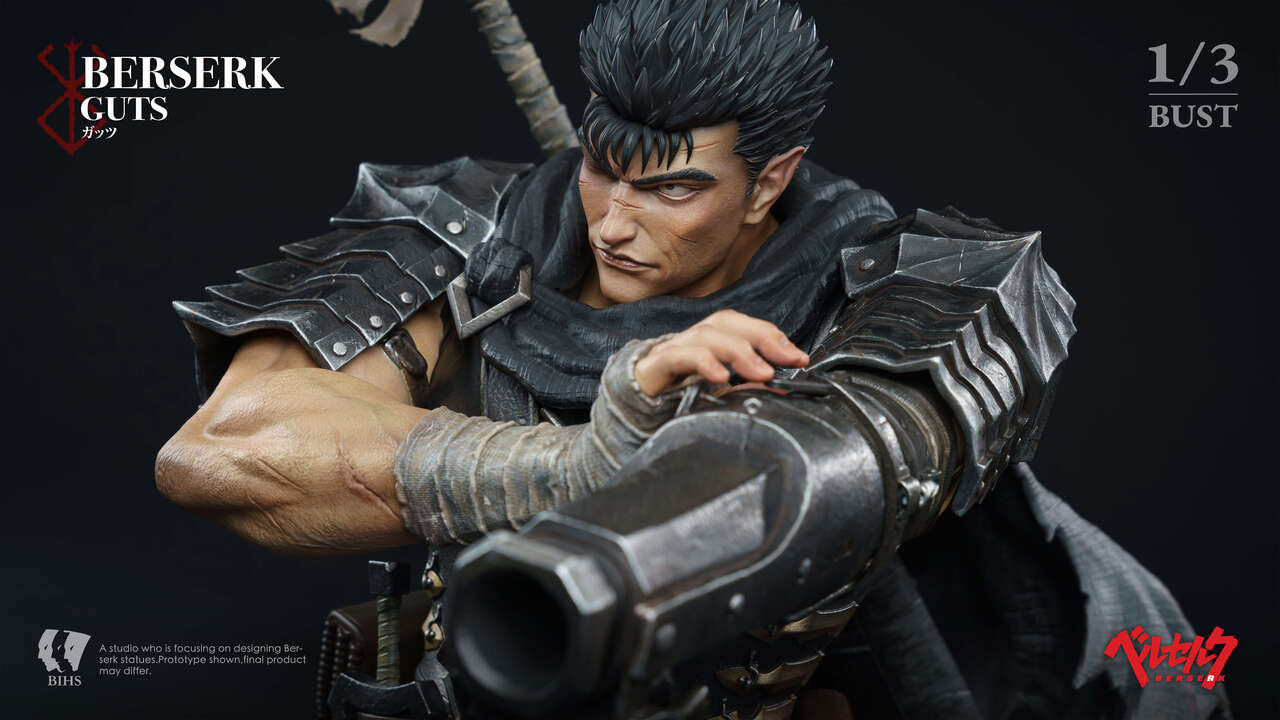 Guts The Black Swordsman Bust - Berserk