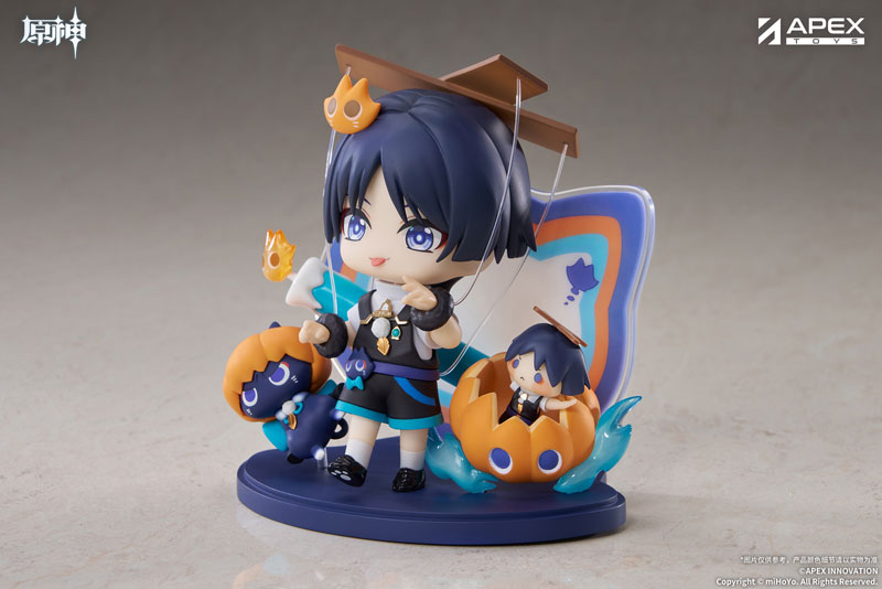 Genshin Impact You Ye Qi Xiang Series Chibi Chara Figure Wanderer
