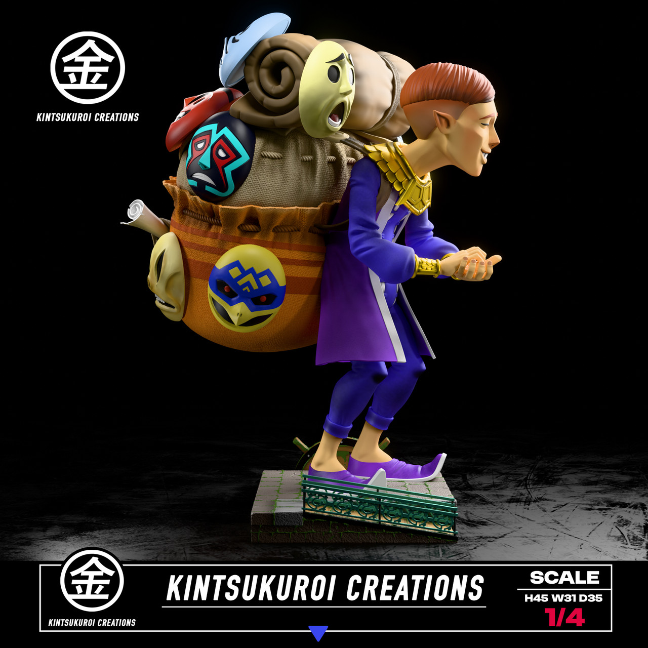 Happy & Angry Mask Salesman 1/4