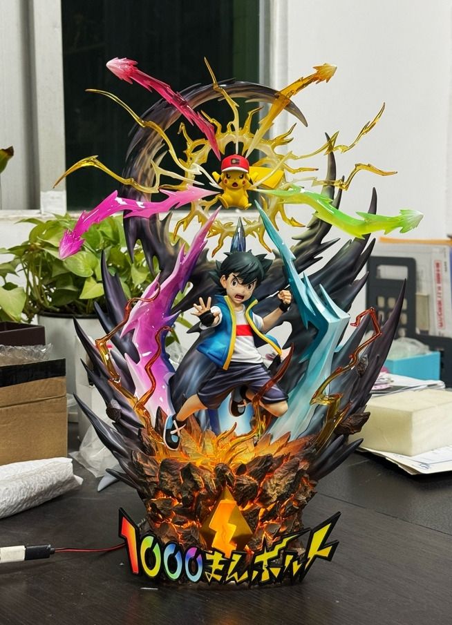 Ash Ketchum & Pikachu Thunderbolt - Pokemon 1/8