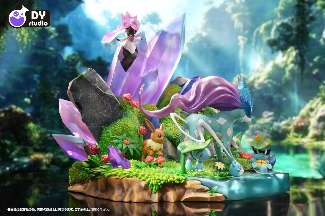 Suicune and Pokemon in the Afternoon Sun