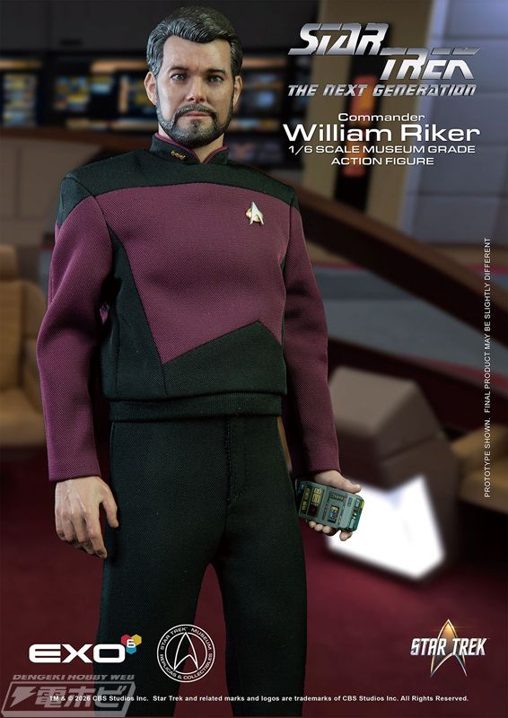 Star Trek: The Next Generation Lieutenant Colonel William T. Riker 1/6