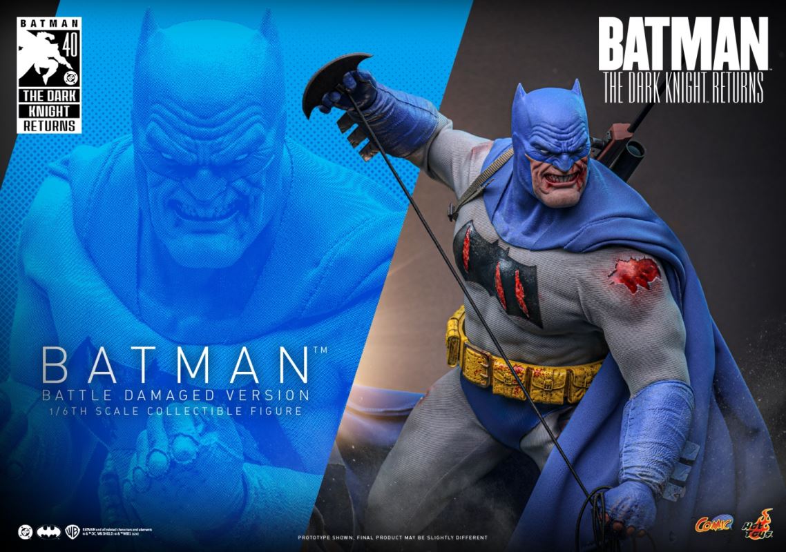 DC Comics Batman: The Dark Knight Returns (Battle Damaged Version) 1/6