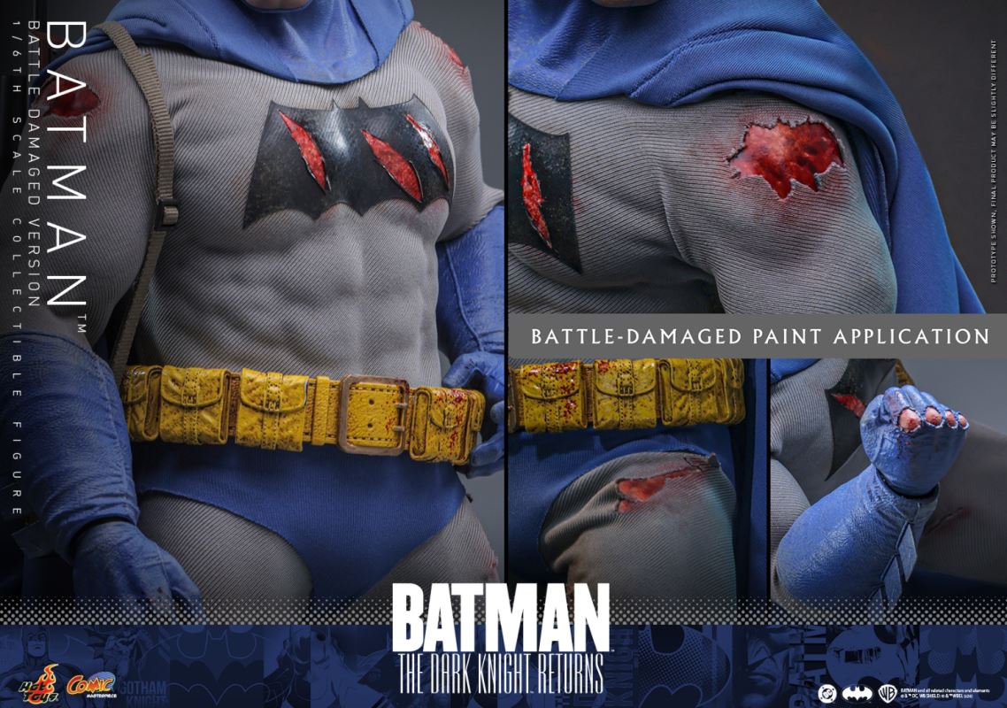 DC Comics Batman: The Dark Knight Returns (Battle Damaged Version) 1/6