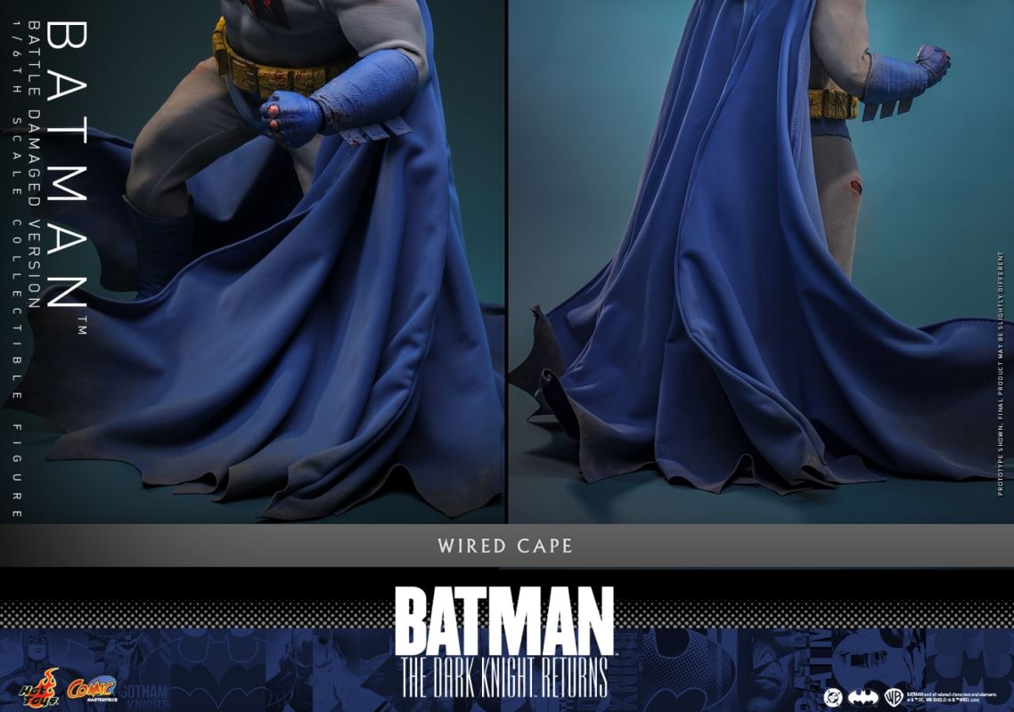 DC Comics Batman: The Dark Knight Returns (Battle Damaged Version) 1/6