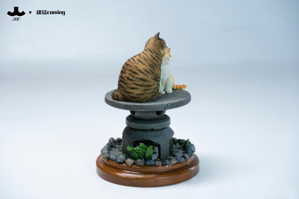 Cats Resting Among Stones