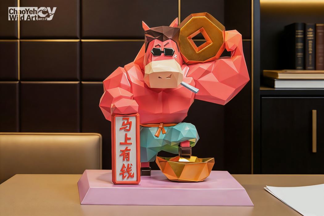 Lucky Horse Year Gift, Trendy Toy Figurine