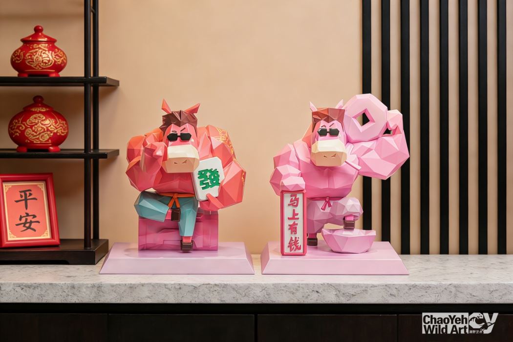 Lucky Horse Year Gift, Trendy Toy Figurine