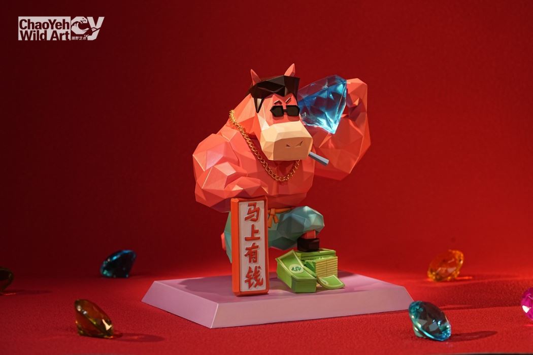 Lucky Horse Year Gift, Trendy Toy Figurine