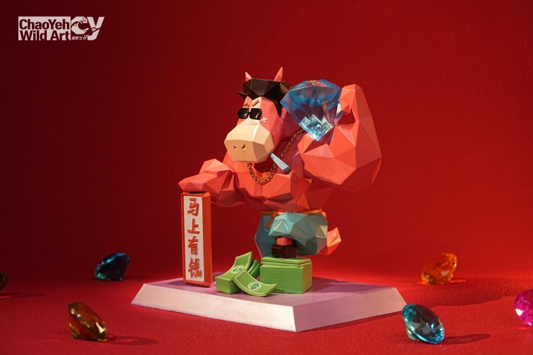 Lucky Horse Year Gift, Trendy Toy Figurine