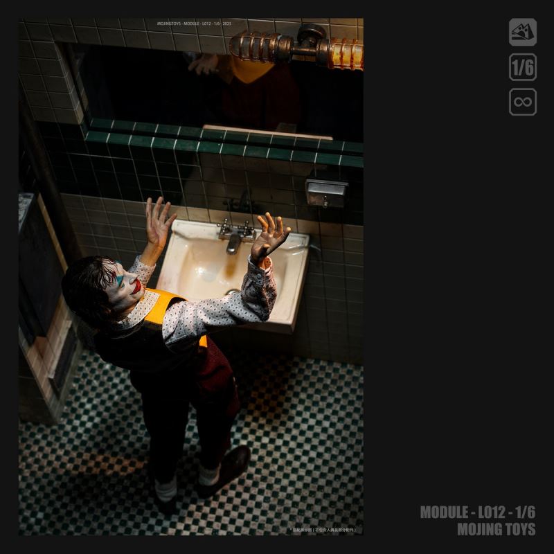 JOKER Bathroom Scene Diorama 1/6
