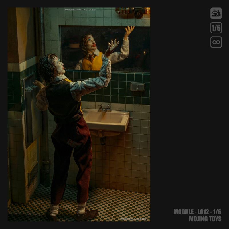JOKER Bathroom Scene Diorama 1/6