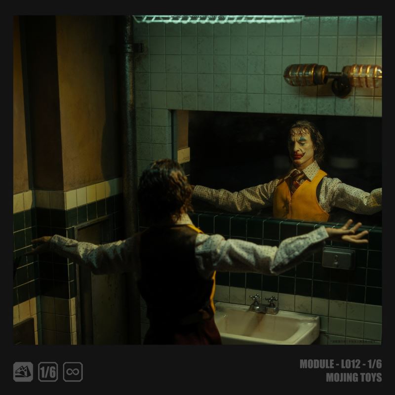 JOKER Bathroom Scene Diorama 1/6