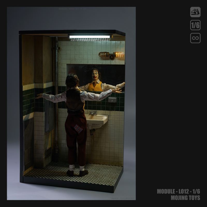 JOKER Bathroom Scene Diorama 1/6