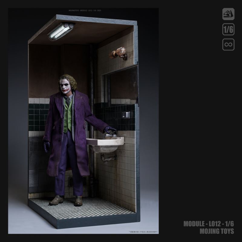 JOKER Bathroom Scene Diorama 1/6