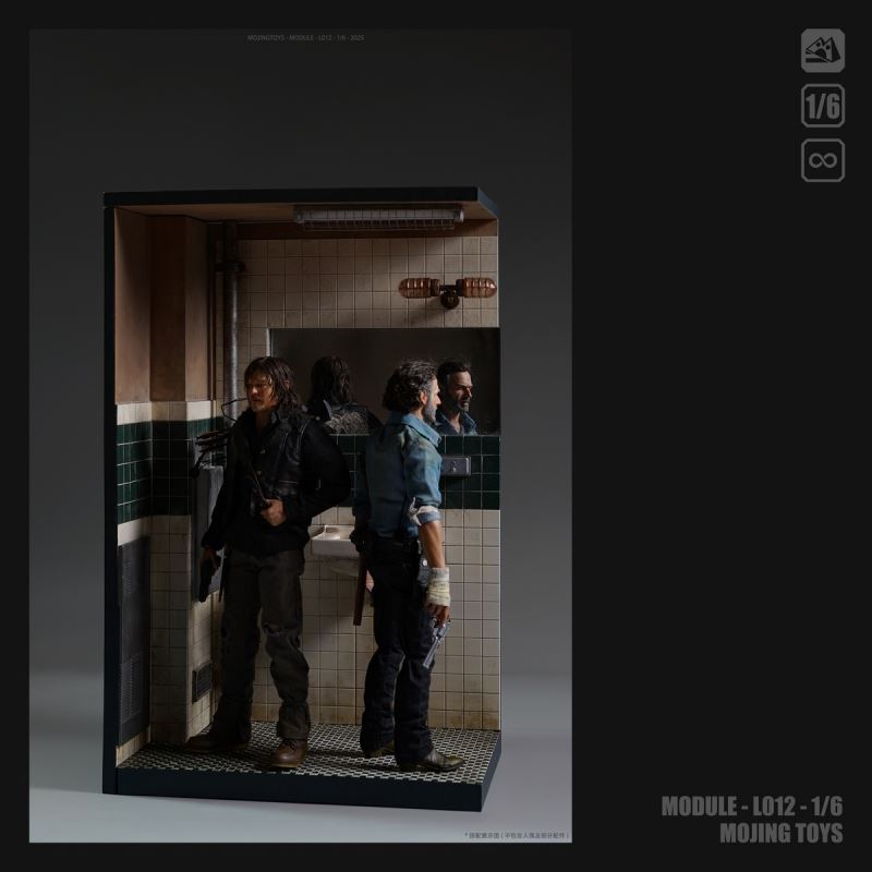 JOKER Bathroom Scene Diorama 1/6