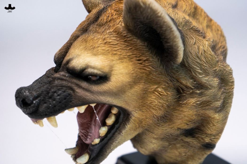 Hyena Head Sculpture